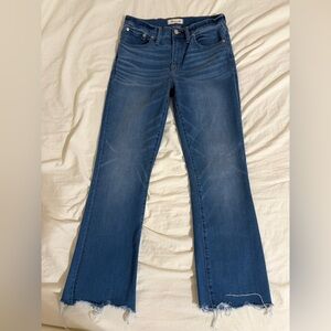 Madewell Blue Flare & Wide Leg Jeans